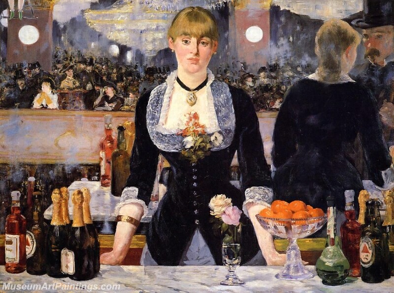 A Bar at the Folies Bergere Painting