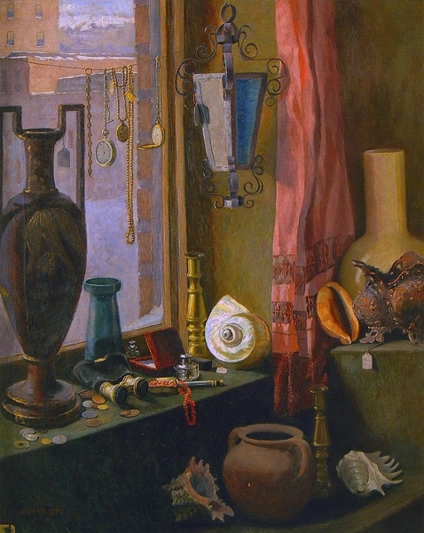 A Corner Window in a Pawn Ship by Rose Hartwell