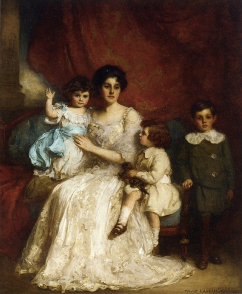 A Family Portrait by William Mouat Loudan