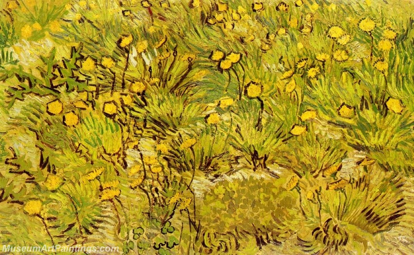A Field of Yellow Flowers Painting