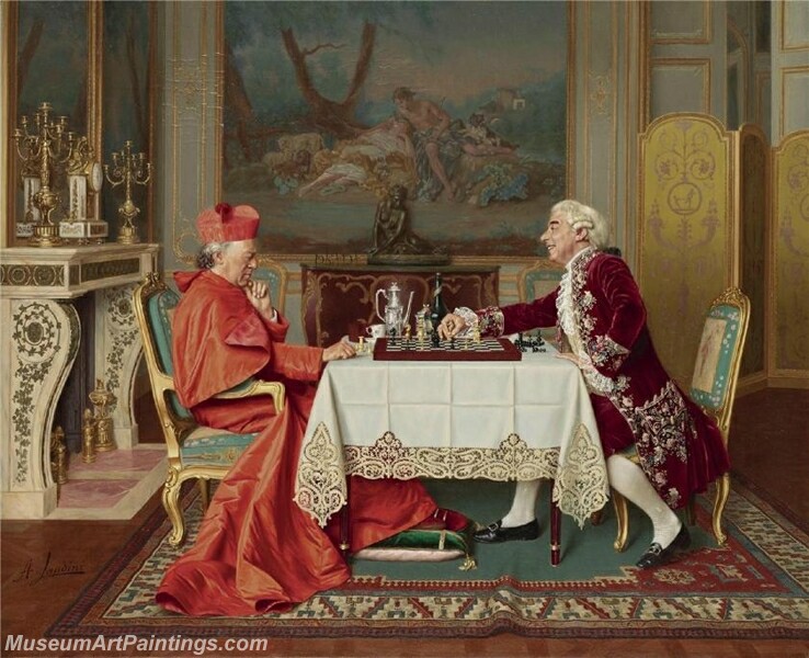 A Game of Chess Painting