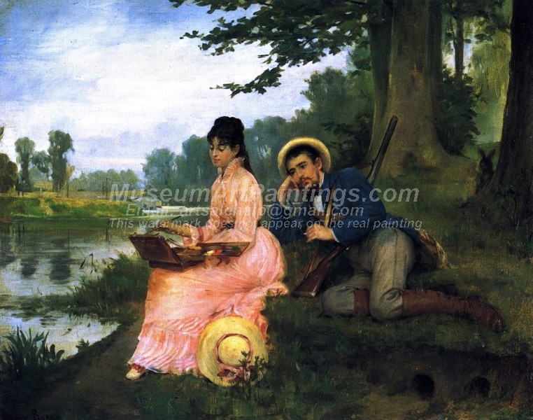 A Leisurely Afternoon by Henry Bacon