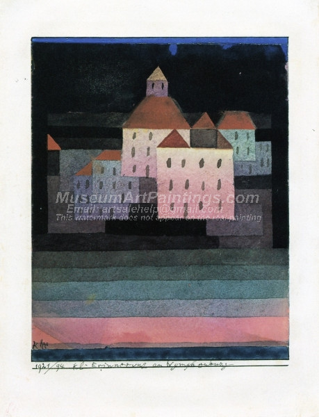 A Little Memory of Nymphenburg by Paul Klee