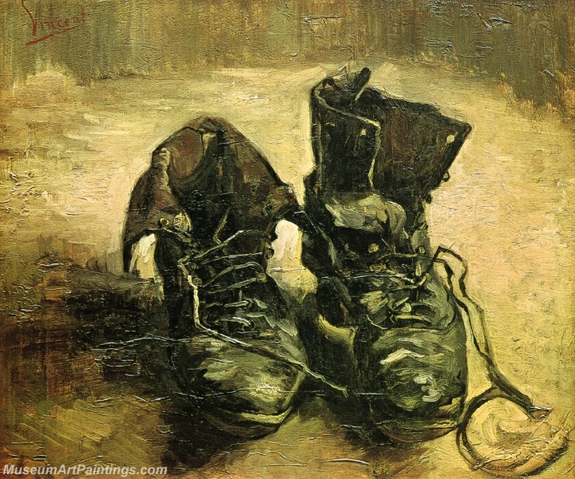 A Pair of Shoes Painting