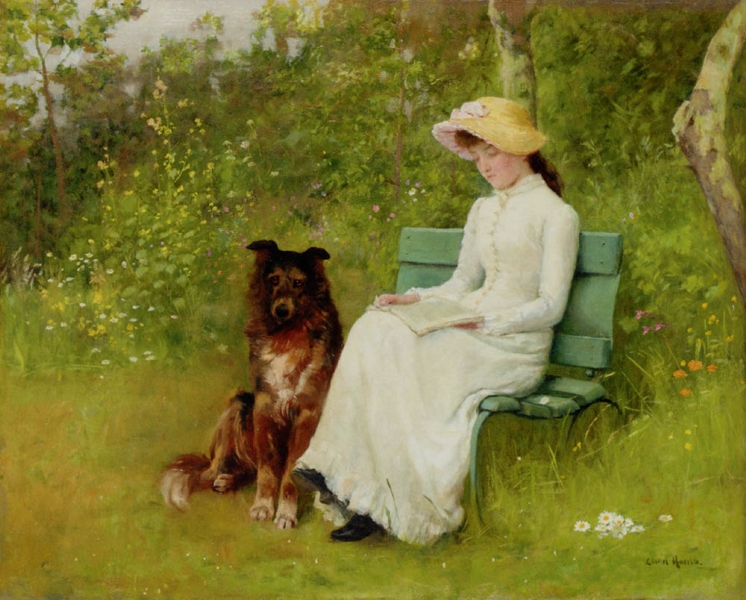 A Quiet Read by Edwin Harris
