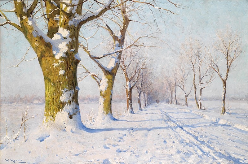 A Sunny Winters Day by Walter Moras