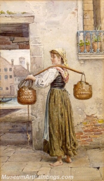 A Venetian Maid Painting