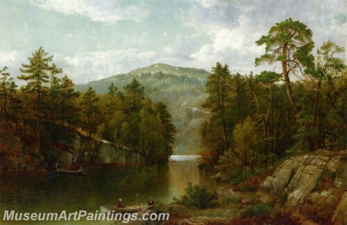 A View on Lake George Painting