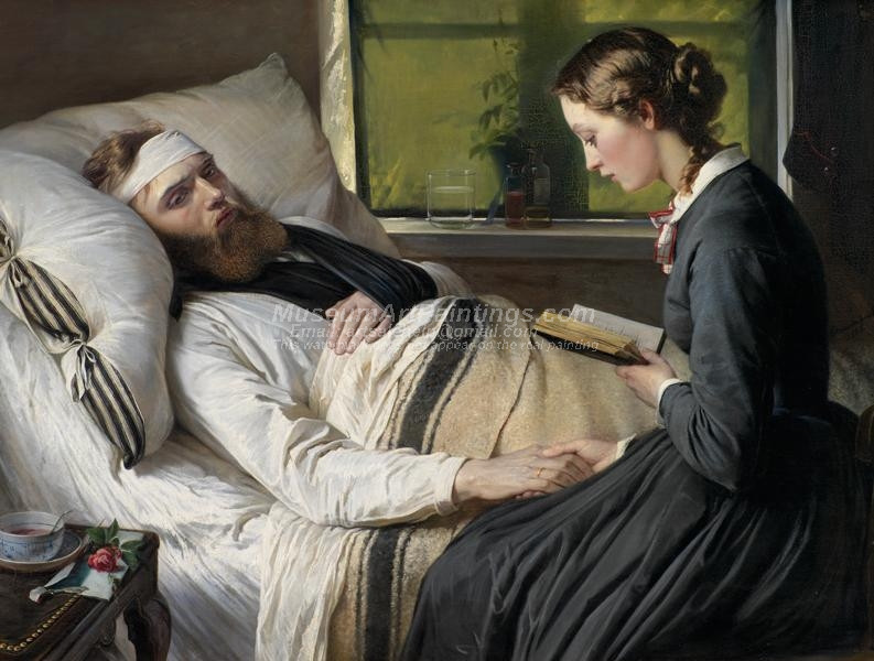 A Wounded Danish Soldier