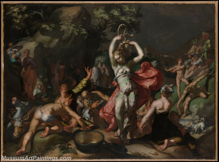 Abraham Bloemaert Moses Striking the Rock Painting