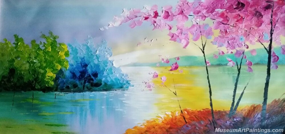 Abstract Tree Landscape Paintings 003