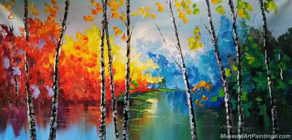 Abstract Tree Landscape Paintings 005