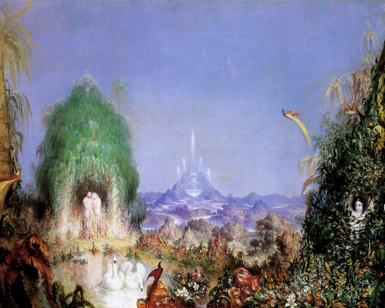 Adam and Eve before the Fall A Scene from Milton's Paradise Lost by Marcus Mote