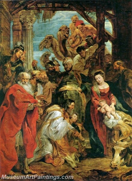 Adoration of the Kings Painting