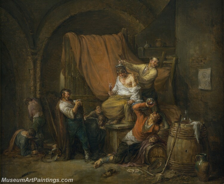 Alenza y Nieto Leonardo El triunfo de Baco Painting