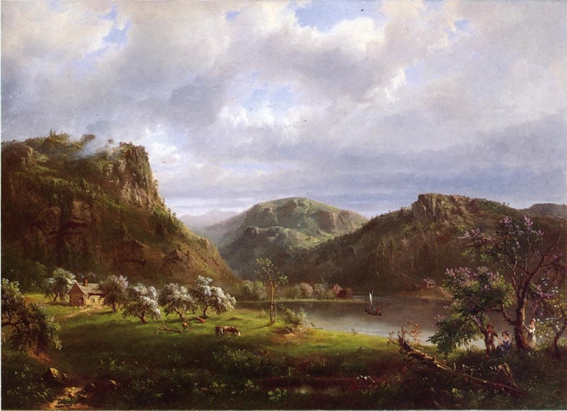 American Landscape by Marie Francois Regis Gignoux