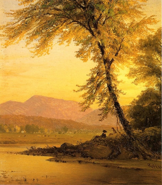An Afternoon by the River by Richard William Hubbard