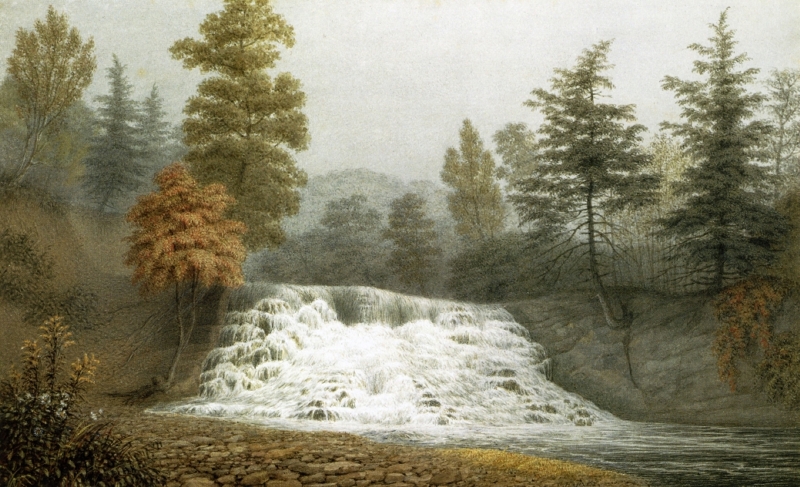 An Autumnal Fog A Cataract on the Estate of R donaldson Dsqr Dutchess County New York