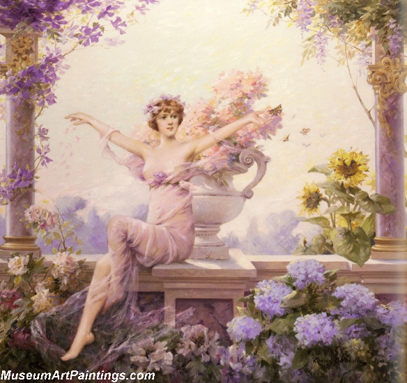 Angel Flora 1913 Painting