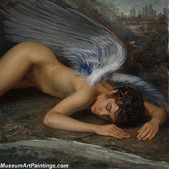 Angel Oil Paintings Fallen Angel