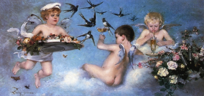 Angel Oil Paintings Where Angels Play