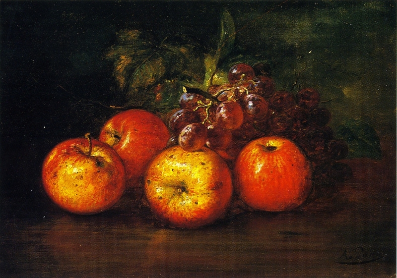 Apples and Grapes by August Laux
