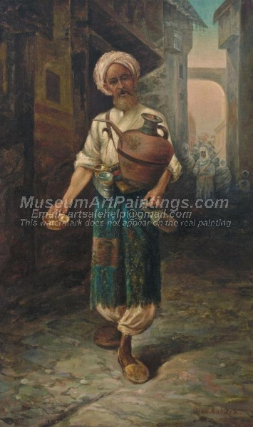 Arab Waterseller in the Medina