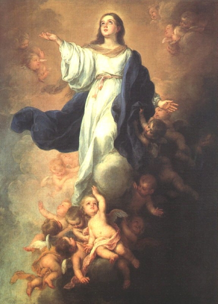 Assumption of the Virgin by Bartolome Esteban Murillo