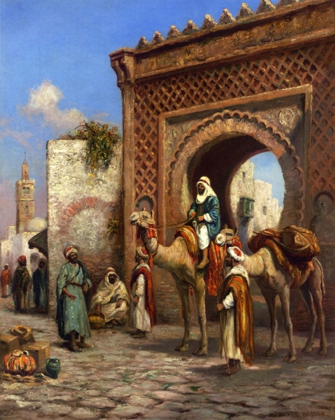 At the Gate by Arthur Trevor Haddon