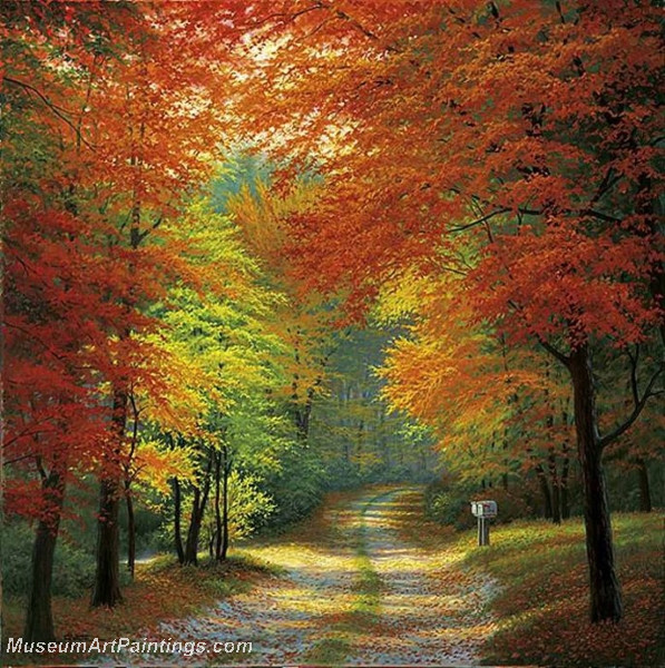 Autumn Landscape Paintings 007