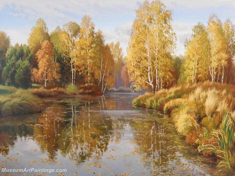 Autumn Landscape Paintings 025