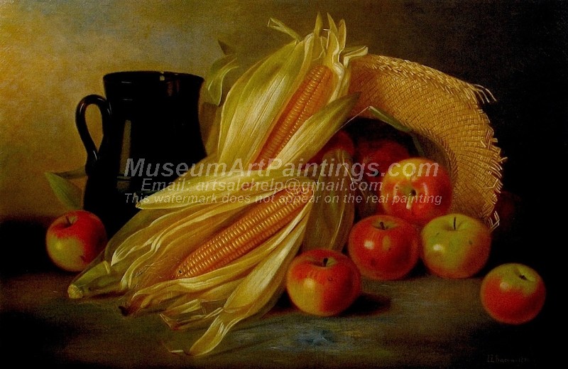Autumn Still Life with Straw Hat by Irving Lewis Bacon
