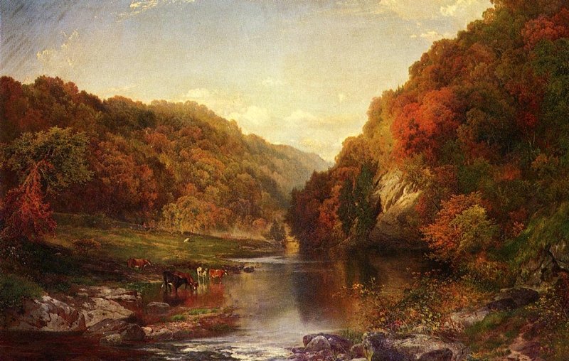 Autumn on the Wissahickon by Thomas Moran
