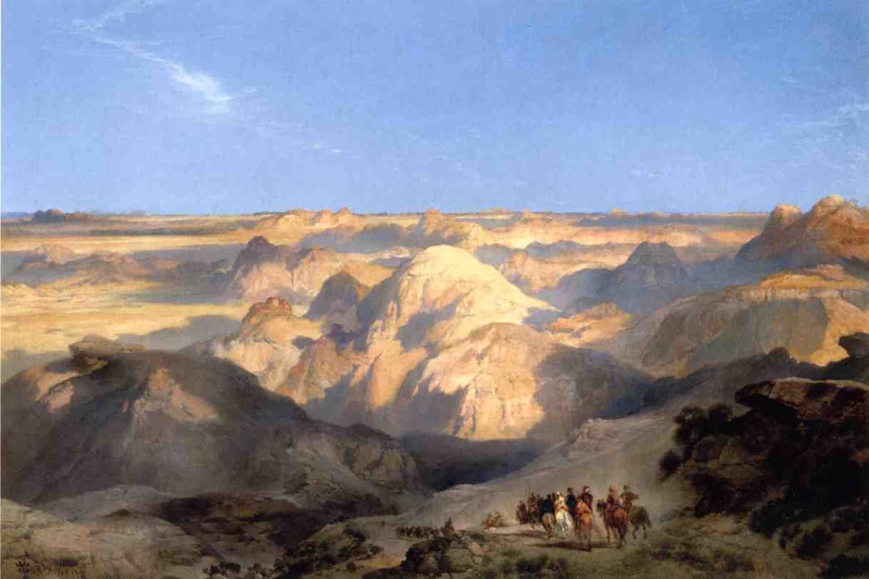 Badlands of the Dakota by Thomas Moran