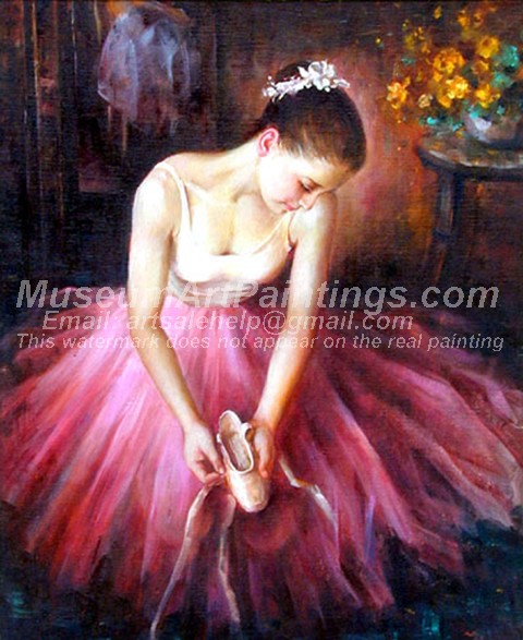 Ballet Oil Painting 001