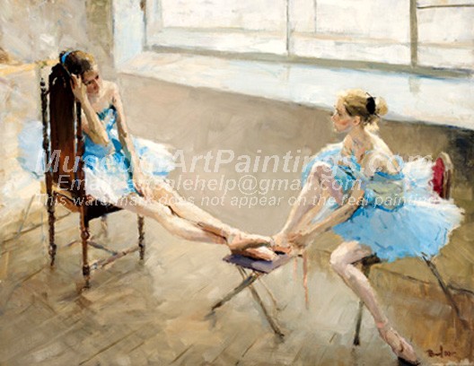 Ballet Oil Painting 008