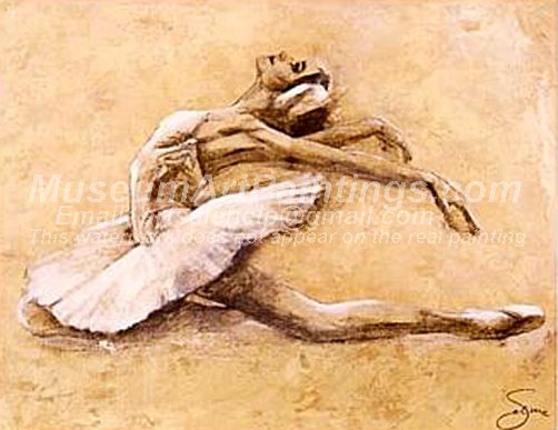 Ballet Oil Painting 016