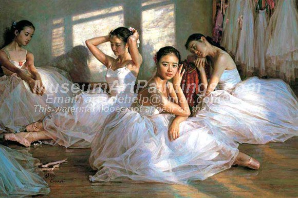 Ballet Oil Painting 018