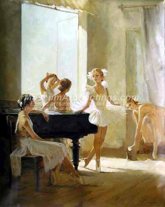 Ballet Oil Painting 020