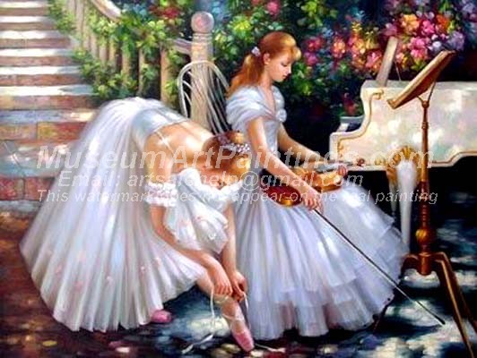 Ballet Oil Painting 030
