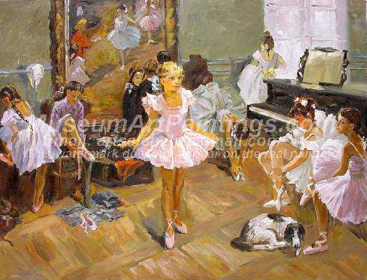 Ballet Oil Painting 034