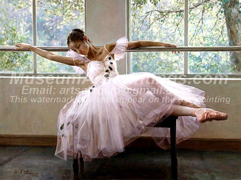 Ballet Oil Painting 036