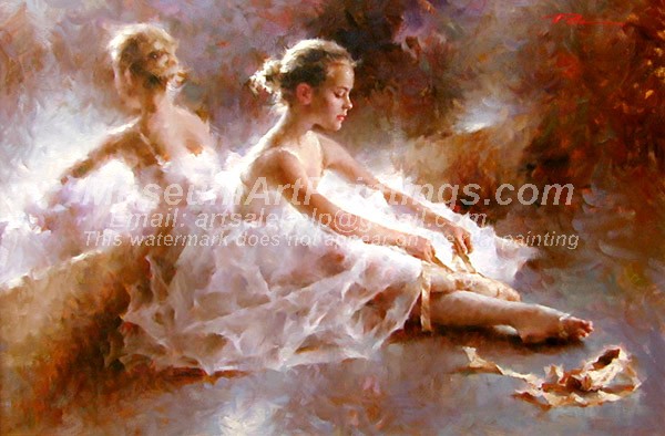 Ballet Oil Painting 042