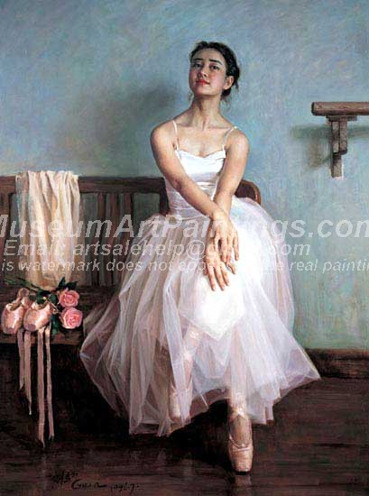 Ballet Oil Painting 046
