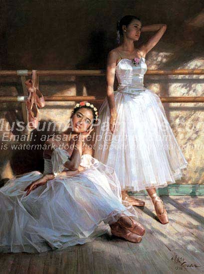 Ballet Oil Painting 047