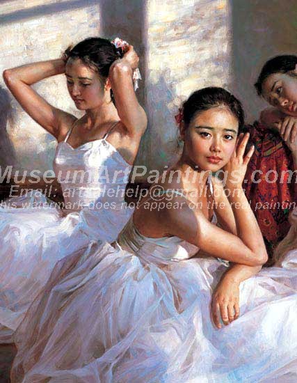 Ballet Oil Painting 048