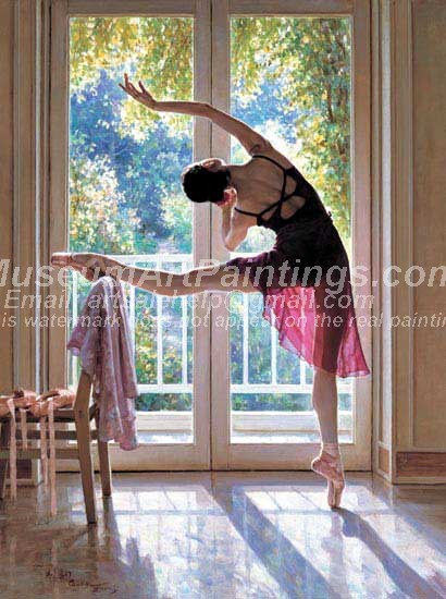 Ballet Oil Painting 049