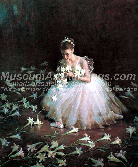 Ballet Oil Painting 052