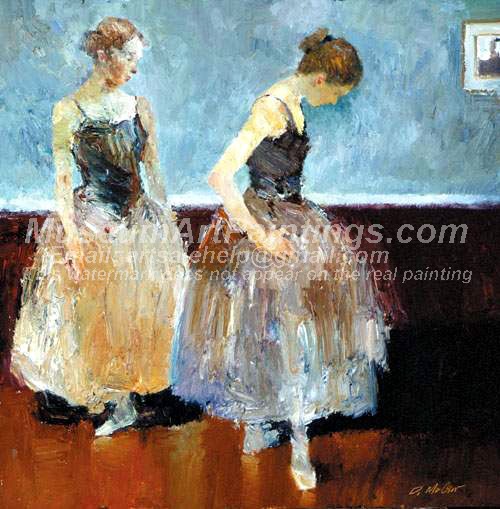 Ballet Oil Painting 055