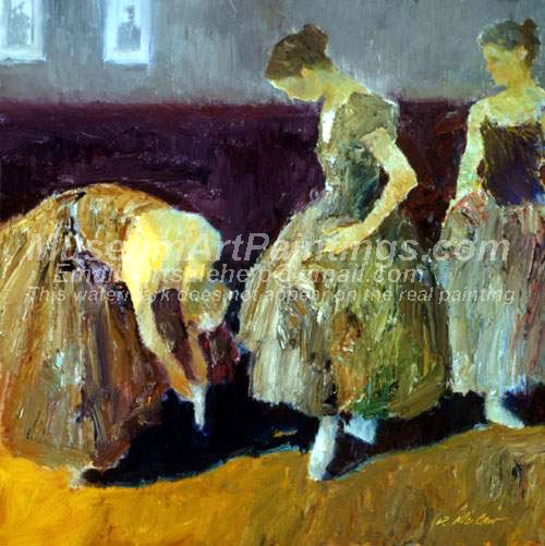 Ballet Oil Painting 056